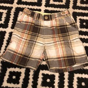 Hurley boys plaid shorts